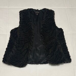 Dana Buchman Dark Brown Textured Vest